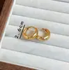 Pendientes de Aro de Moda Europeos y Americanos 2026 Nuevos Pendientes Retro de Nicho Minimalistas Estilo Ins de Moda