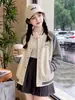 Ropa exterior de primavera y otoño para niñas, nueva y elegante ropa de otoño para niños 2026, chaqueta de béisbol informal para niños mayores