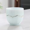 Taza Maestro Celadón Creativa Taza Individual Estilo Chino Taza de Té con Dorado Trazado Accesorios de Juego de Té de Cerámica Taza de Té