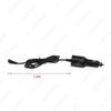 Cabo de carregamento para navegador GPS de carro 12V carregador de cabeça de radar adaptador de energia para isqueiro de carro 3,5 mm