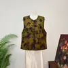 Nuevo Chaleco Jacquard Patrón Oscuro Estilo Chino Viento Nacional Retro Lujo Ligero Otoño 2026 Nuevo Cuello Redondo Holgado Sin Mangas Chaleco Chaleco Hombro Mujer