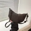 Bolso de mano de terciopelo de piel de ciervo para mujer, nuevo estilo 2026, bolso tipo empanada de nicho, retro y de alta gama, bolso de hombro, bolso de axila, bolso cruzado casual
