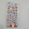 Pegatinas suaves y lindas de trasero, adorables pegatinas 3D en relieve, juguete para aliviar el estrés, funda de teléfono y agenda 3D de dibujos animados para niños
