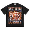 Camiseta Americana Transfronteiriça 2023 Nova de Verão High Street Retrô de Manga Curta Kevin Durant Kd Pesada Solta de Manga Curta