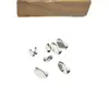 Contas de Arroz Facetadas de Aço Inoxidável Eletrodepositadas a Vácuo Ouro 18K Contas Espaçadoras Acessórios para Joias DIY Contas Facetadas em Forma de Losango