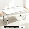 Mesa plegable para exteriores, adecuada para puestos de mercado, escritorio plegable, mesa de mercado portátil, mesa de camping simple de hierro y aleación de aluminio