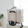 Saco de Armazenamento para Colcha, Bolsa de Viagem de Capacidade Extra Grande, Cor Sólida, Estilo Japonês Fresco, Armazenamento Dobrável de Roupas para Viagem