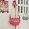 Bolsa Transversal de Grande Capacidade de Xadrez de Alta Qualidade para Primavera e Verão, para Trabalho e Deslocamento, Estilo Moderno e Fresco para Meninas, Bolsa de Xadrez Formato Bolinho