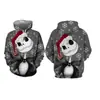 Sudadera con capucha 3D Serie Llorar Noche de Navidad Animación Transfronteriza cosplay Animación 3D Impresa Jersey Suéter de Hombre