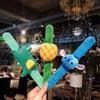 Pulsera de peluche de dibujos animados para niños, decoración creativa, accesorios para el cabello, regalos de boda
