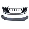 Adecuado para Audi A3 modificado RS3 surround 17 18 19 20 A3 S3 actualizado RS3 contorno de parachoques delantero cara frontal