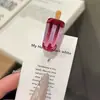 2025 Novo Estilo Coreano Influenciador Franja Sem Costura Presilha para Mulheres Grampo de Cabelo Cor Doce Presilha Pequena Fofa Acessório de Cabelo