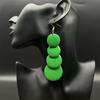 Brincos Redondos Estilo Étnico Retrô Brincos Longos Estilo Original Africano Brincos Transfronteiriços Amazon Brincos Europeus e Americanos