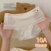 10A Antibacteriano Crescido em Casa no Verão. Estamos Atrasados em Casa. [Sensação de Pele] Roupa Íntima Sem Costura de Seda Gelada Algodão Puro para Mulheres