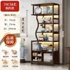 Gabinete de Té Estilo Chino de Madera Maciza, Estante de Almacenamiento para Juego de Té, Gabinete Lateral de Mesa de Té, Gabinete de Almacenamiento, Vitrina para Tetera