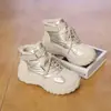 2026 Inverno Dad Shoes Novo Estilo Coreano Ins Estudante Feminina Sola Grossa Esportivo Com Veludo Quente Aumenta Altura Casual K5703