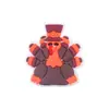 Acessórios de Joia DIY para Peru de Ação de Graças Broche Pin Decoração Destacável PVC Pequeno Presente Decoração de Mochila Bolsa de Dor