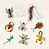 Moldes de Silicone Realistas em Formato de Insetos para Halloween - Moscas, Aranhas, Baratas e Centopeias - Moldes de Gesso Squishy para DIY de Pegadinhas