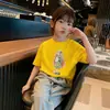 Camiseta de Manga Corta para Niños Algodón Puro 2026 Nuevo Estilo Niños Medianos y Grandes Verano Manga Media Ropa para Niños Tops Camisetas Versátiles