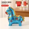 Criativo High-End Estilo Chinês Tendência Nacional Padrão de Torção Mascote do Ano do Cavalo Decoração de Mesa Artesanato Ano do Cavalo do Zodíaco Presentes de Festa do Ano do Cavalo