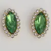 Acessórios Yiwu olho de cavalo girassol camada dupla pontiagudo acrílico costurado à mão diamante diy sapatos acessórios de vestuário