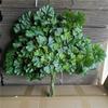 Dongguan planta verde artificial Árbol grande rama plana Hoja Naranja Hoja de Arce Higuera Francesa hoja de té hoja de plástico