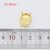 Suporte para base de broca costurado à mão com strass, cinto dourado banhado a ouro, suporte para broca costurado à mão perfurado, material faça você mesmo, 30 elos 1
