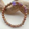 Venta al por mayor del fabricante Pulsera Bodhi para Cocinar Cuentas Redondas Amatista Flor Maligna Rosario de Alta Calidad Adornos de Mano para Pareja