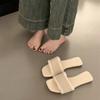 Sandalias Pequeñas de Brisa Nocturna Estilo Francés para Mujer, Uso Exterior de Verano, Nuevo Modelo 2026, Sandalias Slip-On Planas con Borlas para Salir
