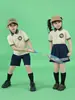Uniforme Escolar para Estudiantes que se Gradúan de Primaria Verano Estilo Inglés Uniforme de Jardín de Infancia Primavera y Otoño Uniforme de Béisbol de Cuatro Piezas Uniforme de Clase de Deportes