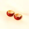 Pendientes para Mujer Lujo Ligero Gama Alta Moda Hebilla de Oreja Simple Venta al por Mayor Nicho Delicados Pendientes de Gama Alta Accesorios de Joyería Elegantes
