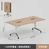 Mesa de conferência dobrável, mesa longa de treinamento fixa móvel, mesa de escritório para negociação, emendável, extensível, multifuncional, dobrável