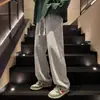 Jeans para hombre estilo vintage, pantalones rectos holgados de pierna ancha para primavera y otoño, pantalones largos casuales de moda estilo americano para hombre, venta al por mayor