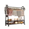Perchero de pie, perchero de lujo para dormitorio, tendedero móvil para interiores, simple y resistente, diseño engrosado