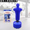 Saco de Pancada de Boxe Silicone Humanoide Tombler Saco de Pancada Vertical Profissional Luta Sanda Equipamento Mannequin de Taekwondo Adulto