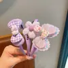 Faixa de Cabelo Infantil Artefato para Domar Fios Soltos Desenho Animado Com Dentes Faixa de Cabelo Menina Cartão de Cabelo Não Danifica Acessório de Cabelo Faixa de Cabelo Pressora Antiderrapante
