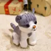 Brinquedos de Pelúcia de Animais Realistas Transfronteiriços: Miniaturas e Enfeites de Tigre, Panda, Girafa, Leopardo, Leão