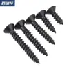 Tornillo autorroscante de cabeza hexagonal avellanada de acero inoxidable 304, grado 8.8, niquelado, M4M5