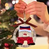 Pingentes de Anão de Natal Engraçados de Madeira Novos Transfronteiriços Design Personalizado Enfeites de Madeira Lembranças de Natal