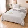 Colcha de Ar Condicionado para Fabricantes de Comércio Exterior Transfronteiriço, Colcha de Resfriamento de Verão, Colcha de Verão Lavável à Máquina, Núcleo de Colcha de Algodão Lavável Estilo Primavera e Outono, Colcha de Presente Premium