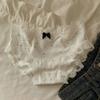 Mori y Ye calzones para dama con encaje retro francés 2025 nueva ropa interior para las cuatro estaciones entrepierna de algodón para mujer
