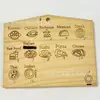 Dados de Haya de 12 Caras Dados Educativos Casuales Dados de Madera para Pareja de San Valentín Dados Poliédricos en Stock