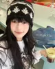 2025 Novo Chapéu de Lã Jacquard Espesso Enrolado Tricô Fair Isle para Mulheres Outono e Inverno Chapéu de Lã Quente para Frio