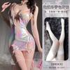 Lencería Sexy Domiara, Sexy y Provocativa, Vestido Ajustado de Colores para Pareja de Pecho Pequeño para Coquetear, Apretando el Trasero, Chica Conejita Femenina
