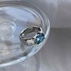 Anillo con diseño de nicho irregular de estilo coreano para mujer, moderno, estilo frío, simple, elegante, con personalidad de moda para verano.