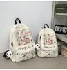 Mochila Estudiante Graffiti Transfronteriza, Mochila Sencilla, Mochila Linda para Niñas, Bolso Escolar para Estudiantes de Primaria y Secundaria, Mochila para Estudiantes Universitarios para Salidas