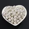 Cuentas CCB Galvanizadas Doradas con Perlas de Agujero Recto No Porosas y Cuentas Brillantes Accesorios DIY Ensartados a Mano