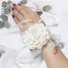 Productos de Boda Amados Flor de Muñeca para Boda Boda Novia Dama de Honor Hermanas Flor de Mano Flor de Muñeca Estilo Coreano Flor de Mano de Tela