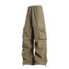 Enbu Wholesale Transfronterizo Nuevo Pantalones Cargo Casuales Multibolsillo para Exteriores Unisex Pantalones Largos Marca de Moda Pantalones de Pierna Ancha