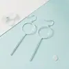 Pendientes Largos Estilo Coreano con Colgantes, Sencillos y Versátiles para Estudiantes y Chicas, Modernos y Elegantes, Accesorios para Orejas Súper de Hada al por Mayor